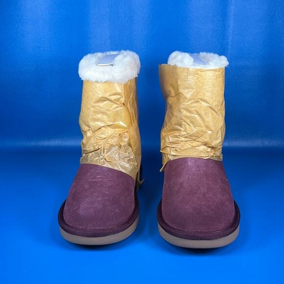 Koolaburra by Ugg Kids Aubrei Short Cold-Weather Plum - 3 - New in box - Picture 3 of 9